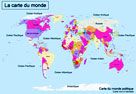 Carte du monde
